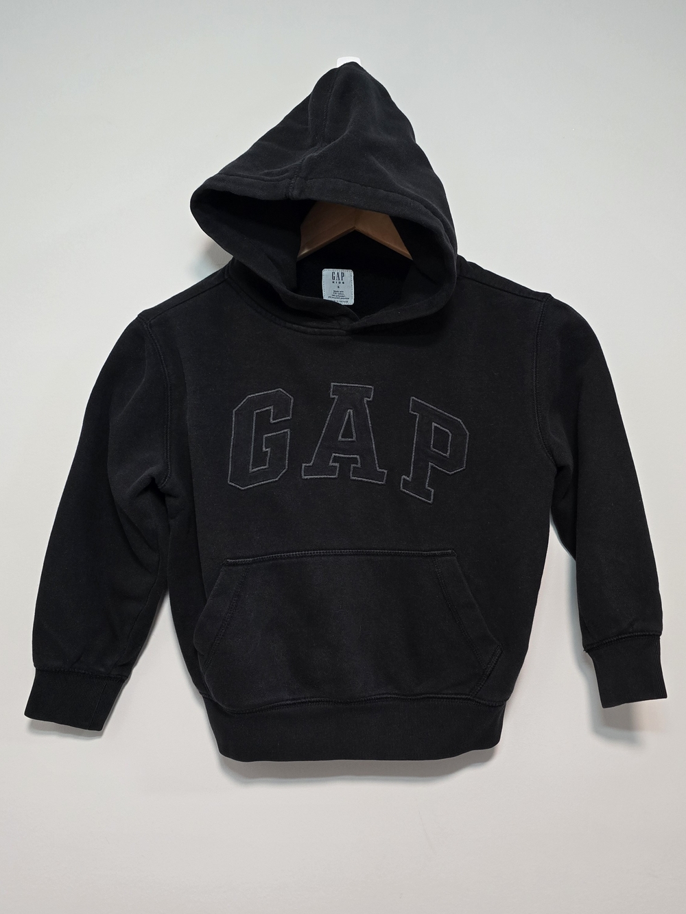 GAP Kids Relaxed Black Gap Logo Hoodie. Back To School Fall Style.